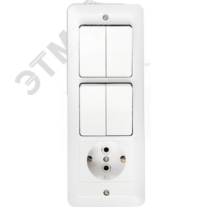 Изображение товара Беларусь блок 4-кл+ розетка зк (шт)