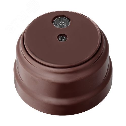 Изображение товара Ретро розетка телевизионная открытой установки ТР-5241 шоколад (шт)