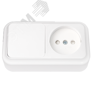 Изображение товара Беларусь блок 1-кл выкл+роз с/ш нар (шт)