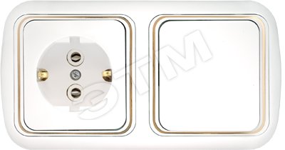 Изображение товара Беларусь Блок скрытый: выключатель одноклавишный + розетка 2К+З Гармония Люкс (шт) Изображение товара Беларусь Блок скрытый: выключатель одноклавишный + розетка 2К+З Гармония Люкс (шт)