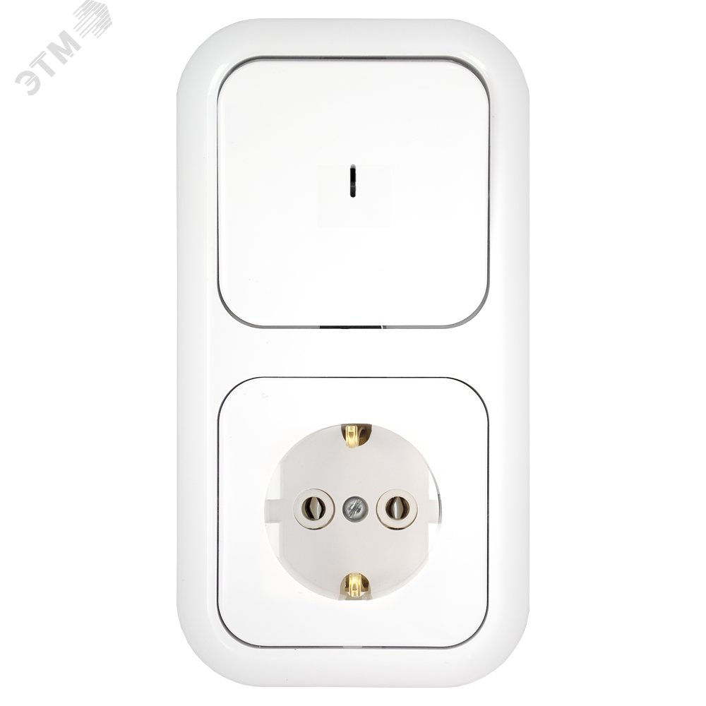 Изображение товара Беларусь Блок 1 кл выкл С индик+розетка эк (шт) Изображение товара Беларусь Блок 1 кл выкл С индик+розетка эк (шт)