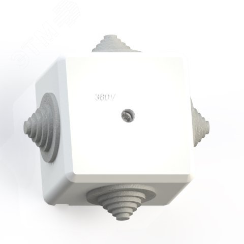 Изображение товара Коробка ответвительная IP44 для открытой установки КОА-002-БК 60х60х42 - белая, российский производ