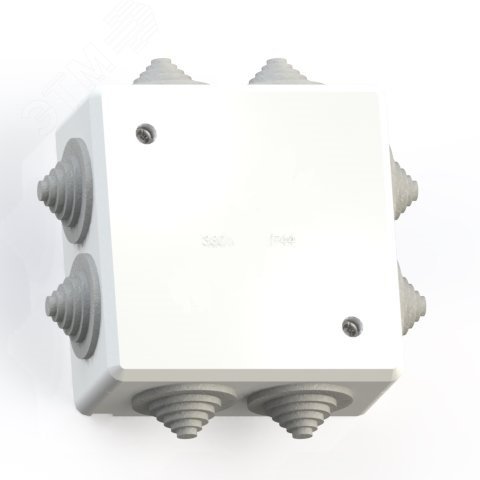 Изображение товара IP44 Коробка ответвительная открытой установки КОА-003-БК без контактной группы 90х90х42, белая (шт)