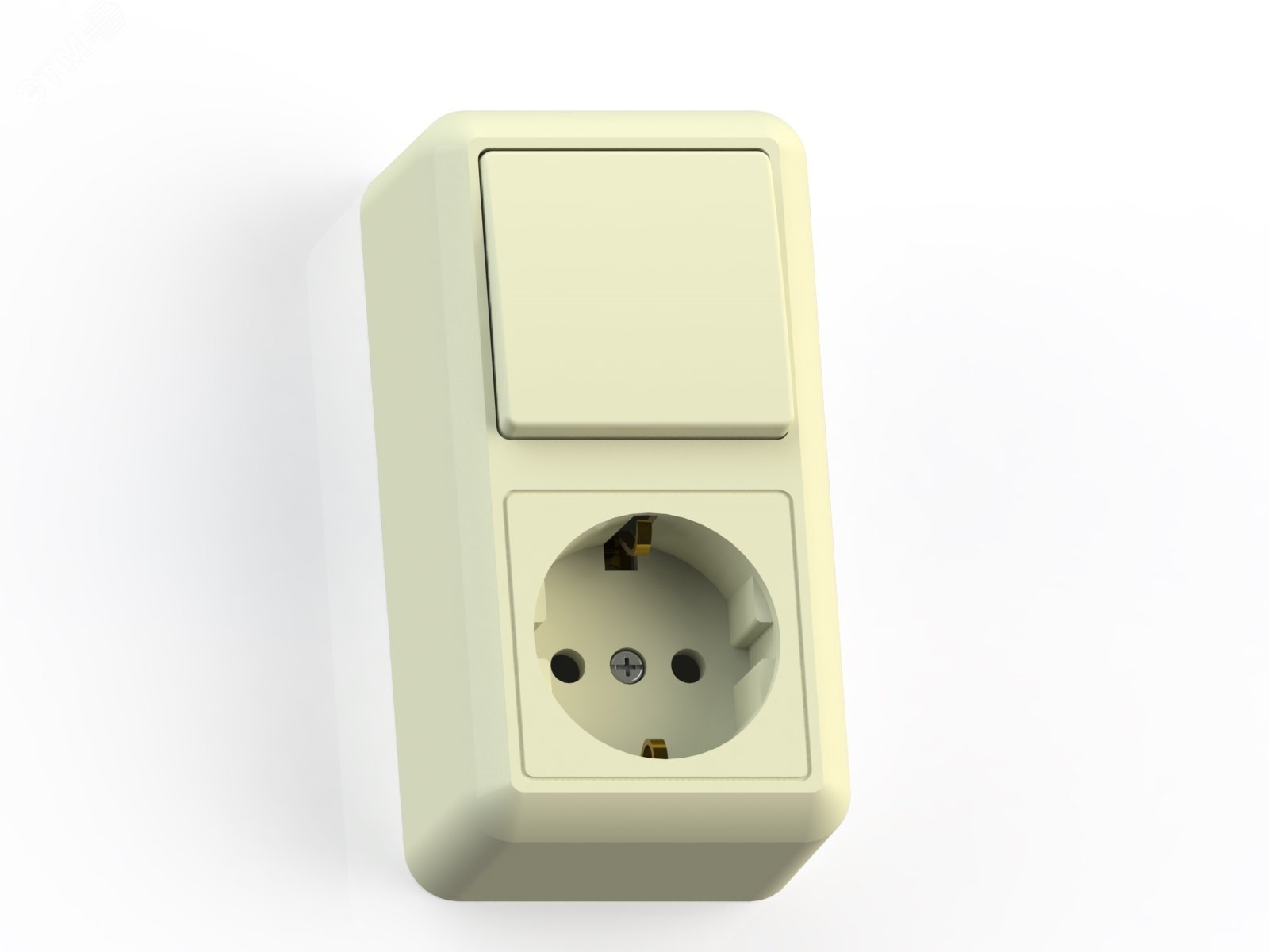 Изображение товара Блок комбинированный открытой установки БКВР-405 слоновая кость