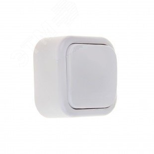 Изображение товара Выключатель одноклавишный А16-038 для открытой установки Россия