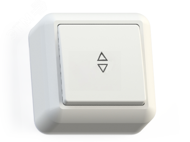 Изображение товара Переключатель открытой установки одноклавишный 10А Белый А610-385
