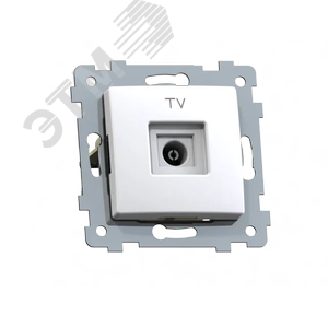 Мария розетка телевизионная скрытой установки РТВ1-457, белый