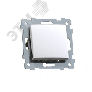 Изображение товара Мария выключатель одноклавишный скрытой установки С110-437, белый (шт)