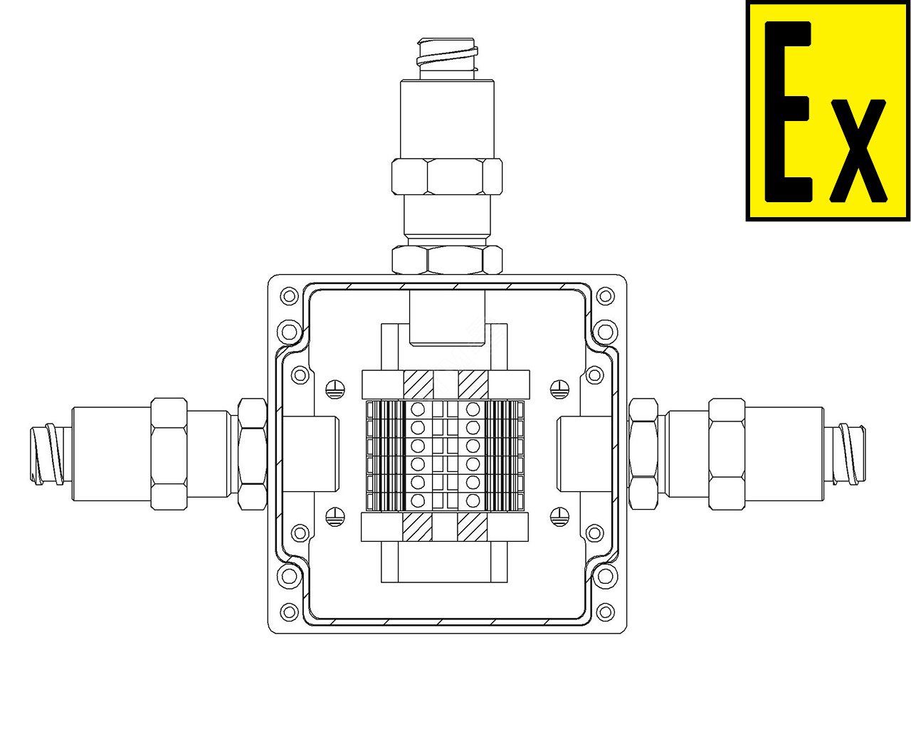 Изображение товара Коробка коммутационная взрывозащищенная КВМК 602 (шт)