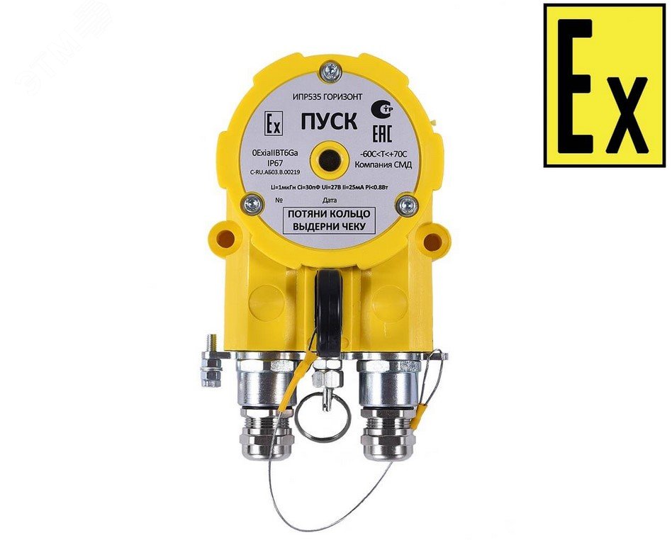 Изображение товара Взрывозащищенное устройство дистанционного пуска ИПР 535 Горизонт T3/4
