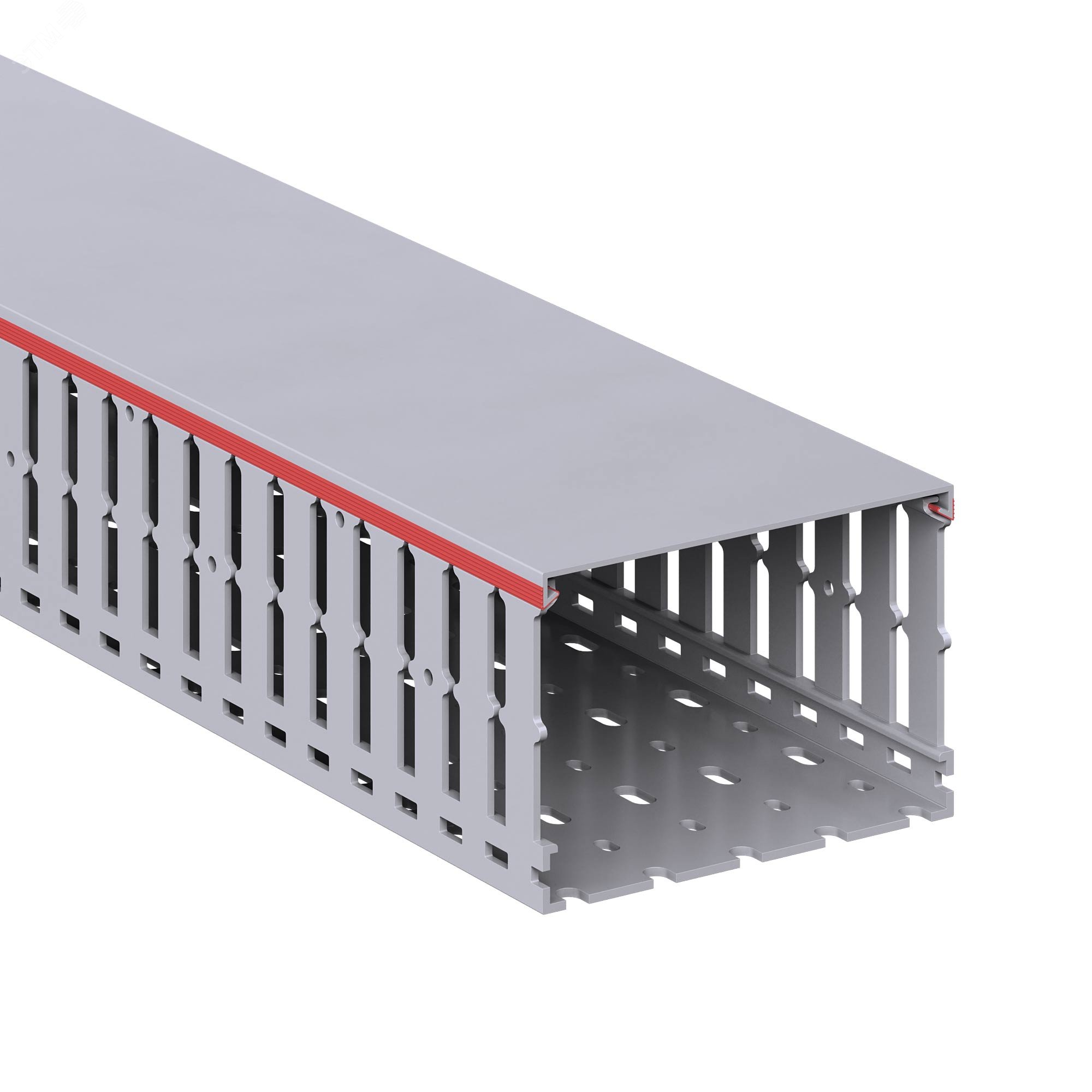 Изображение товара Короб перфорированный RL12 120x80 серый для кабелей от DKC