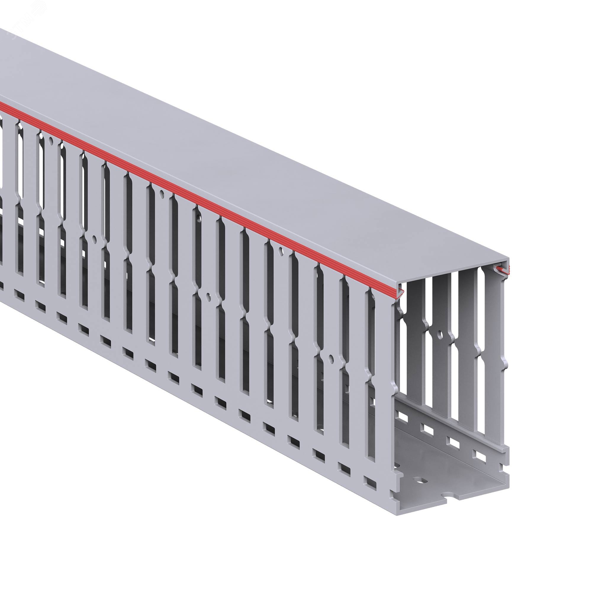 Изображение товара Короб перфорированный RL12 60x100 серый для кабелей от DKC