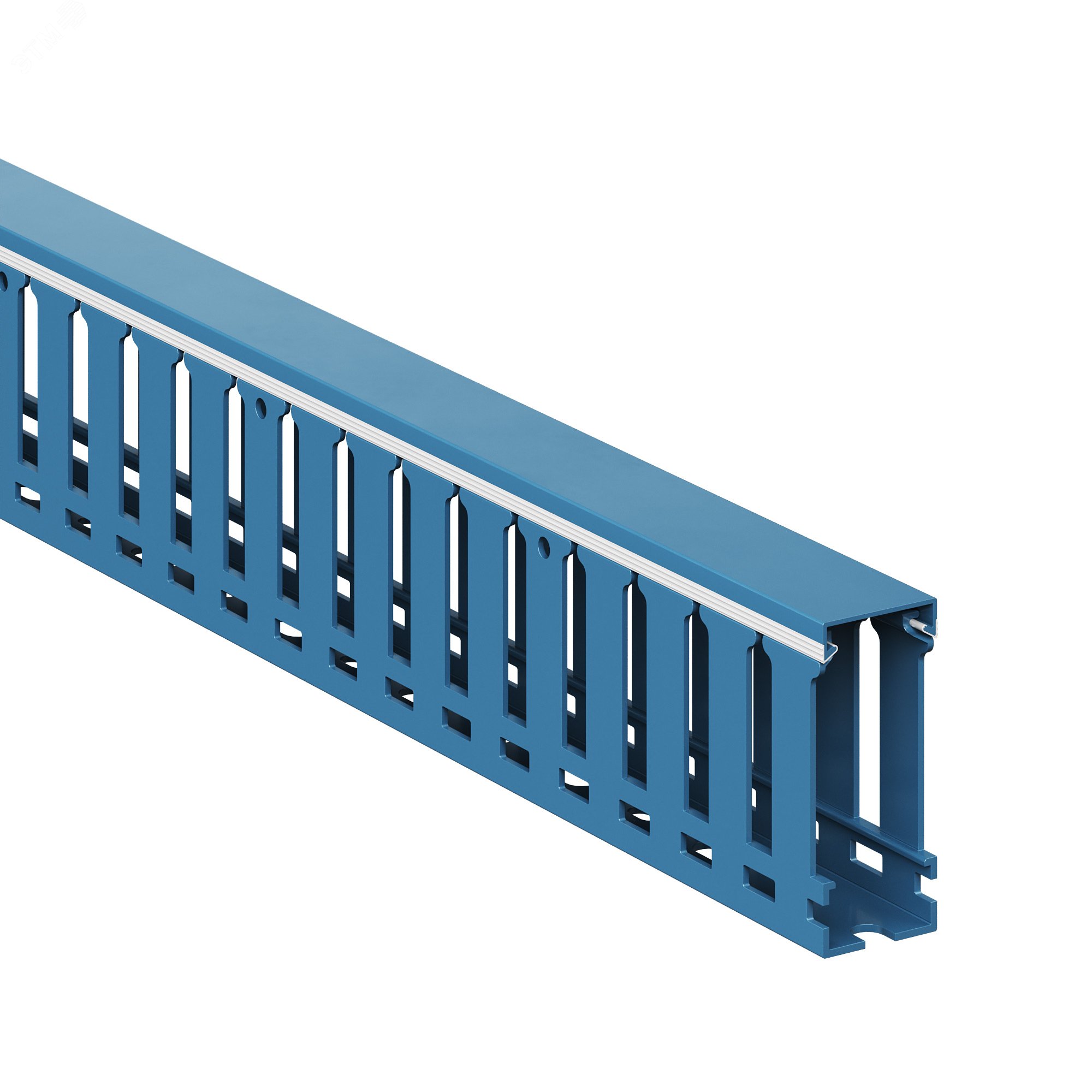 Изображение товара Перфорированный короб RL12 25x60 синий для организации кабелей