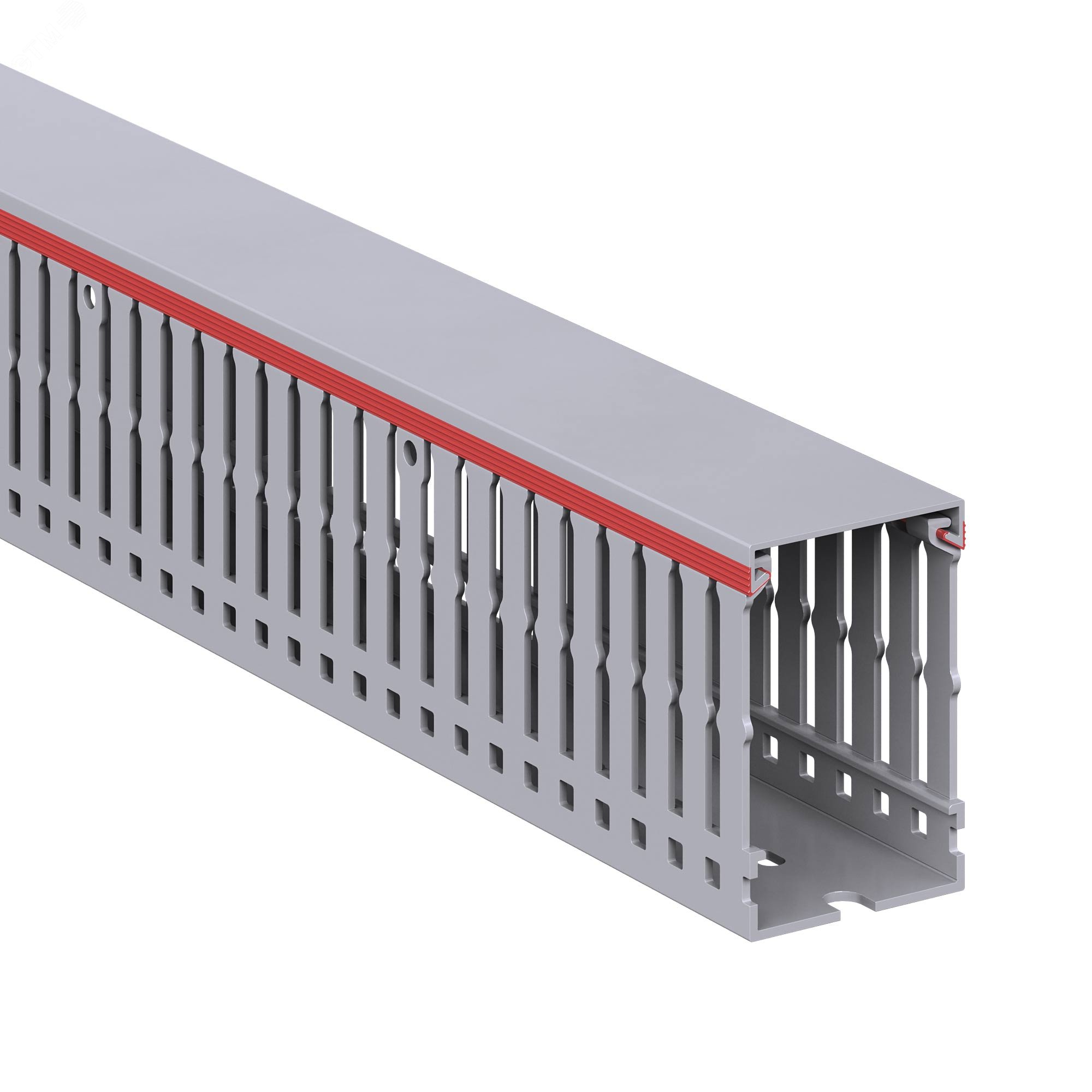 Изображение товара Короб перфорированный RL6 40x60 серый QUADRO для кабельно-проводниковых систем