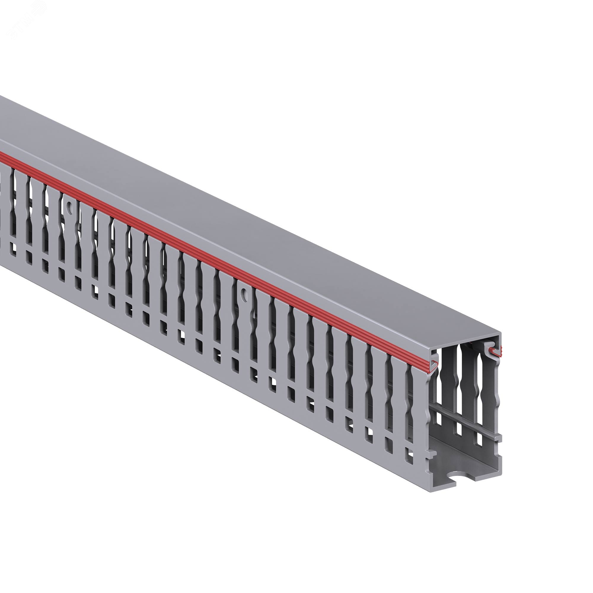 Изображение товара Короб перфорированный RL6 25x40 серый QUADRO для электрических шкафов