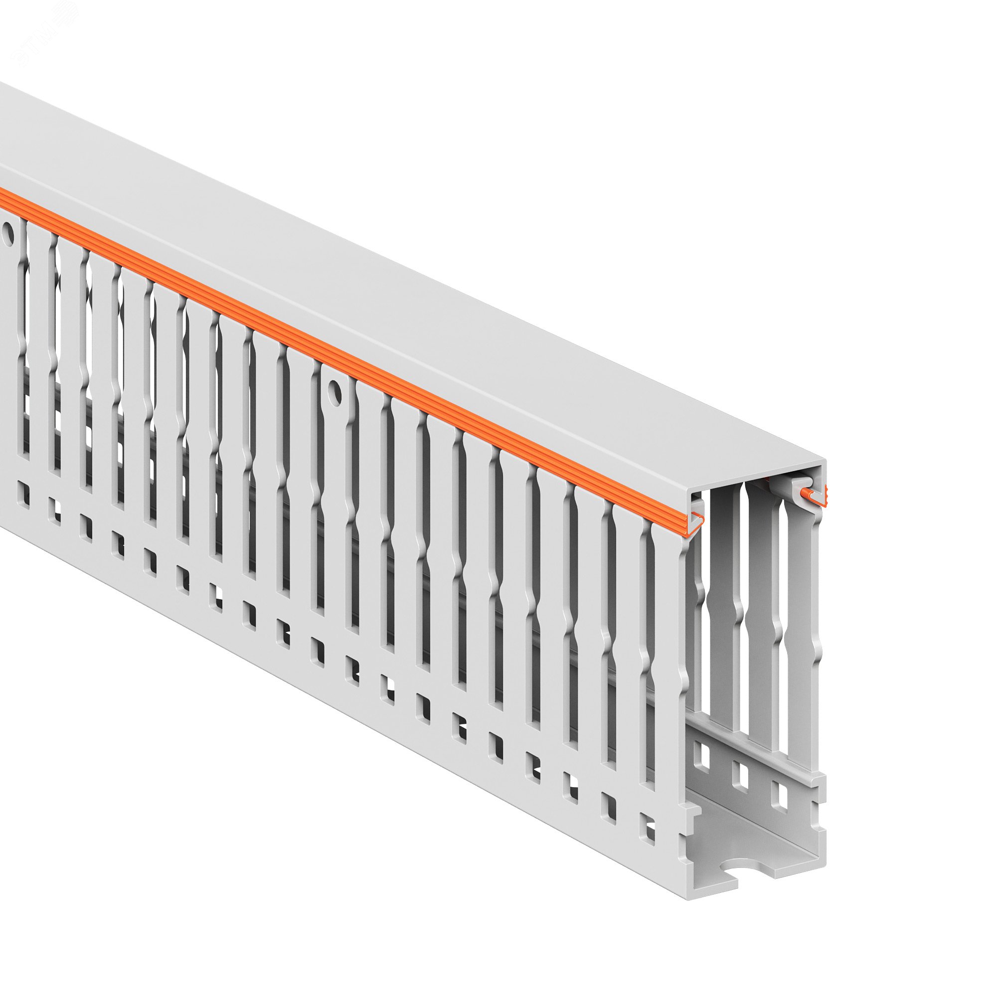 Изображение товара Короб перфорированный RLHF6 25x60 светло-серый для кабельной организации