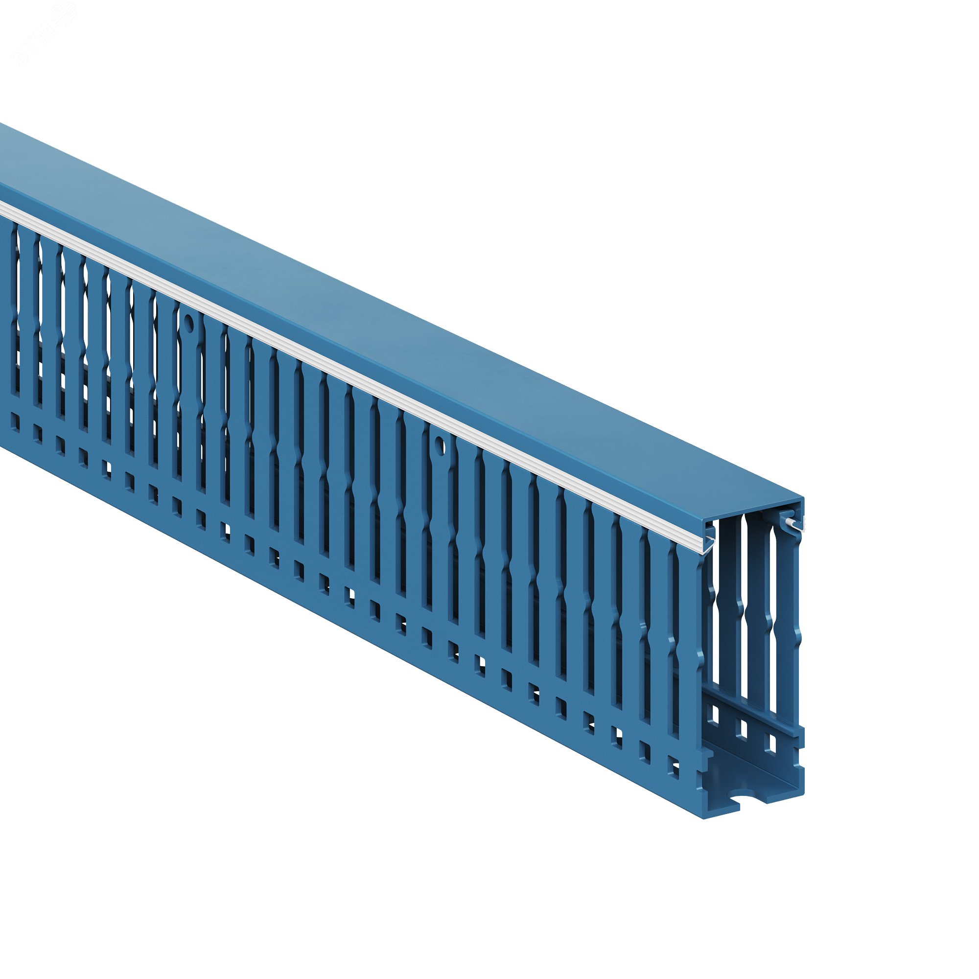 Изображение товара Короб перфорированный синий RL6 25x60 для кабельных систем 2 м