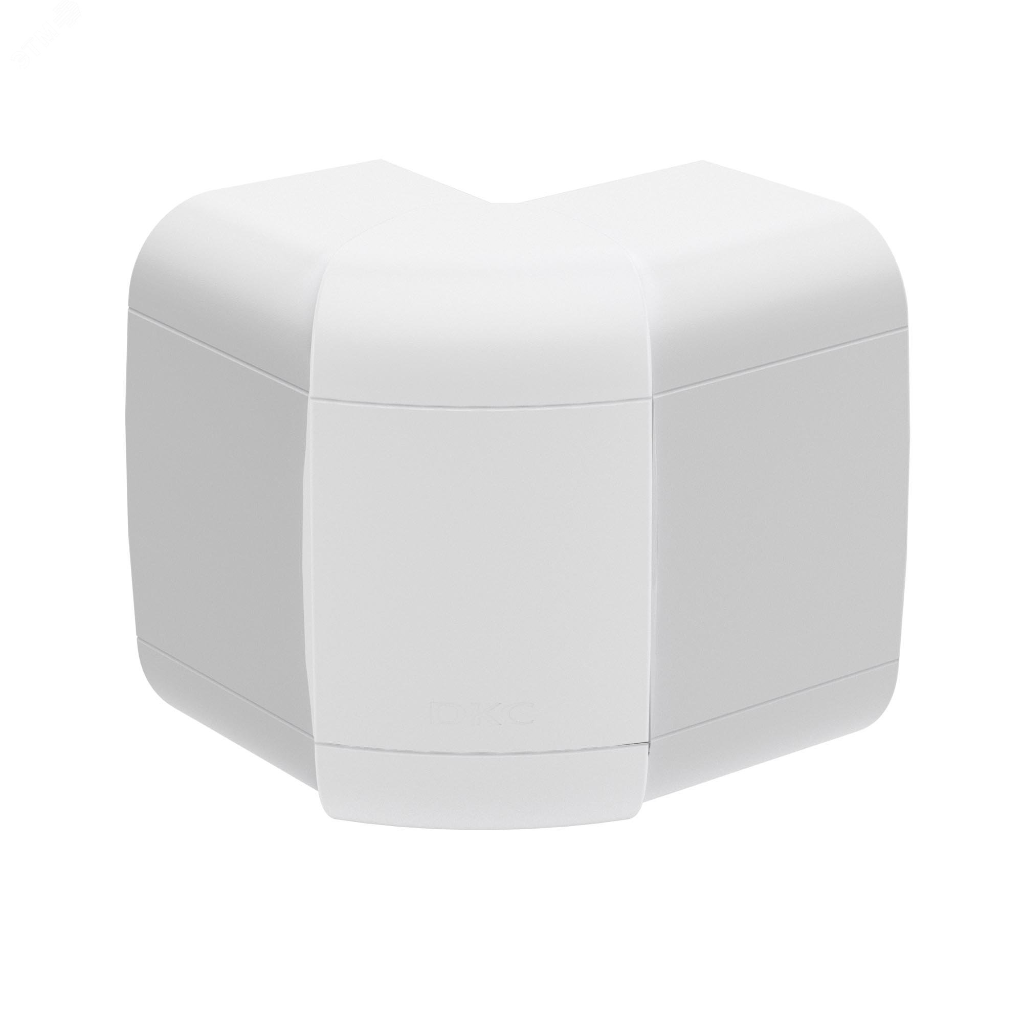 Изображение товара Угол внешний 90х25 мм изменяемый для декоративного оформления стыков кабельных коробов