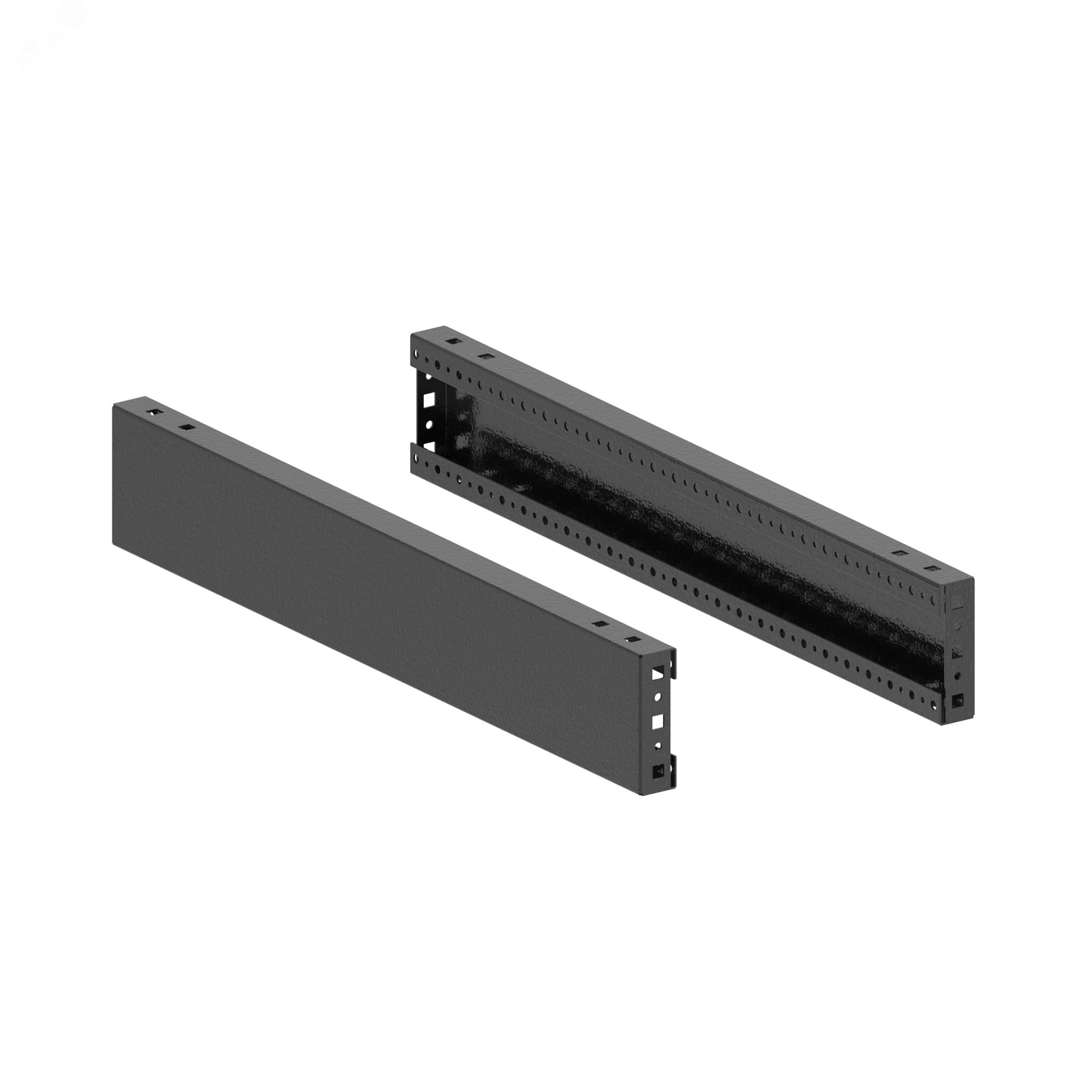 Изображение товара Комплект панелей цоколя 1200мм черный из оцинкованной стали с порошковым покрытием