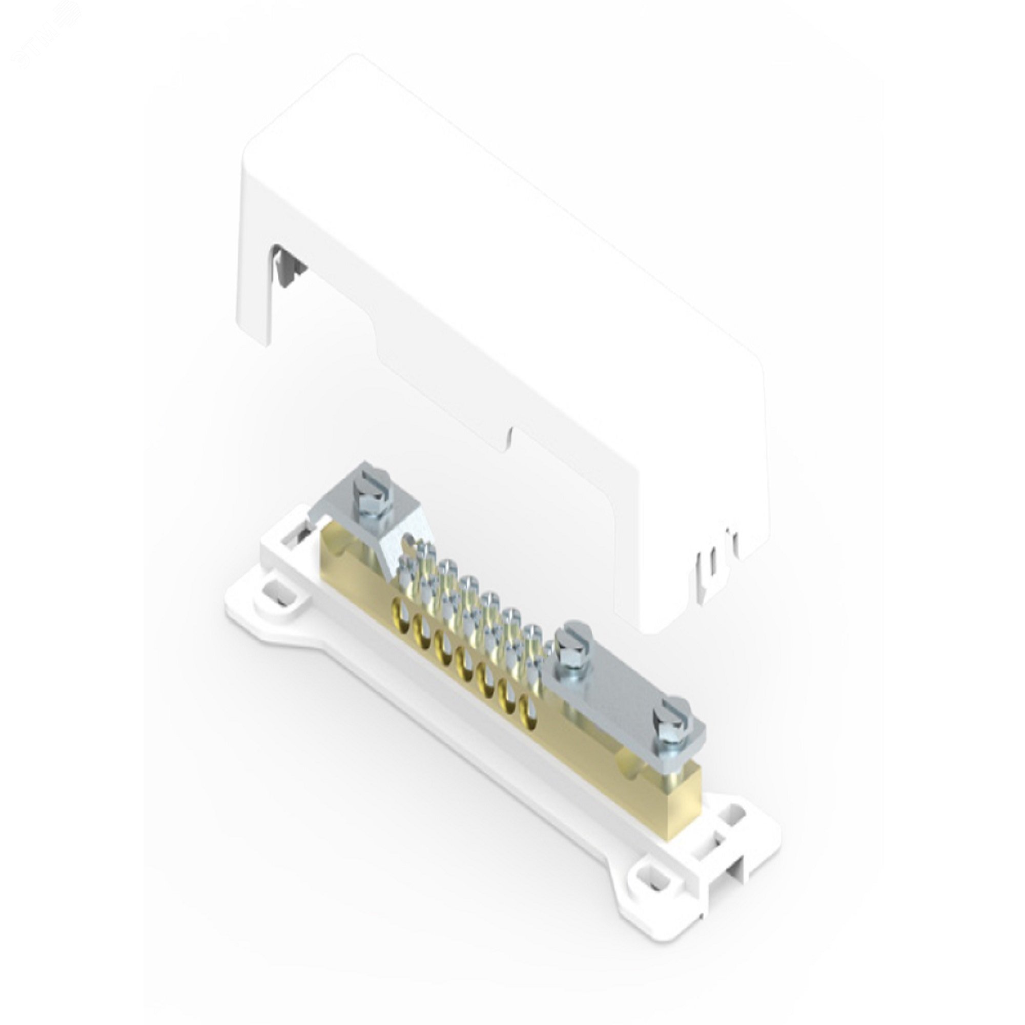 Изображение товара Шина уравнивания потенциалов 10х4-35 мм.кв 1х50 мм.кв 1х4х30 мм (шт)