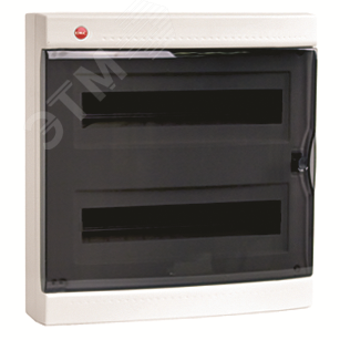 Щит распределительный навесной ЩРн-П-36 прозрачная дверь IP41 белый с клеммным блоком 84736 DKC - превью 2