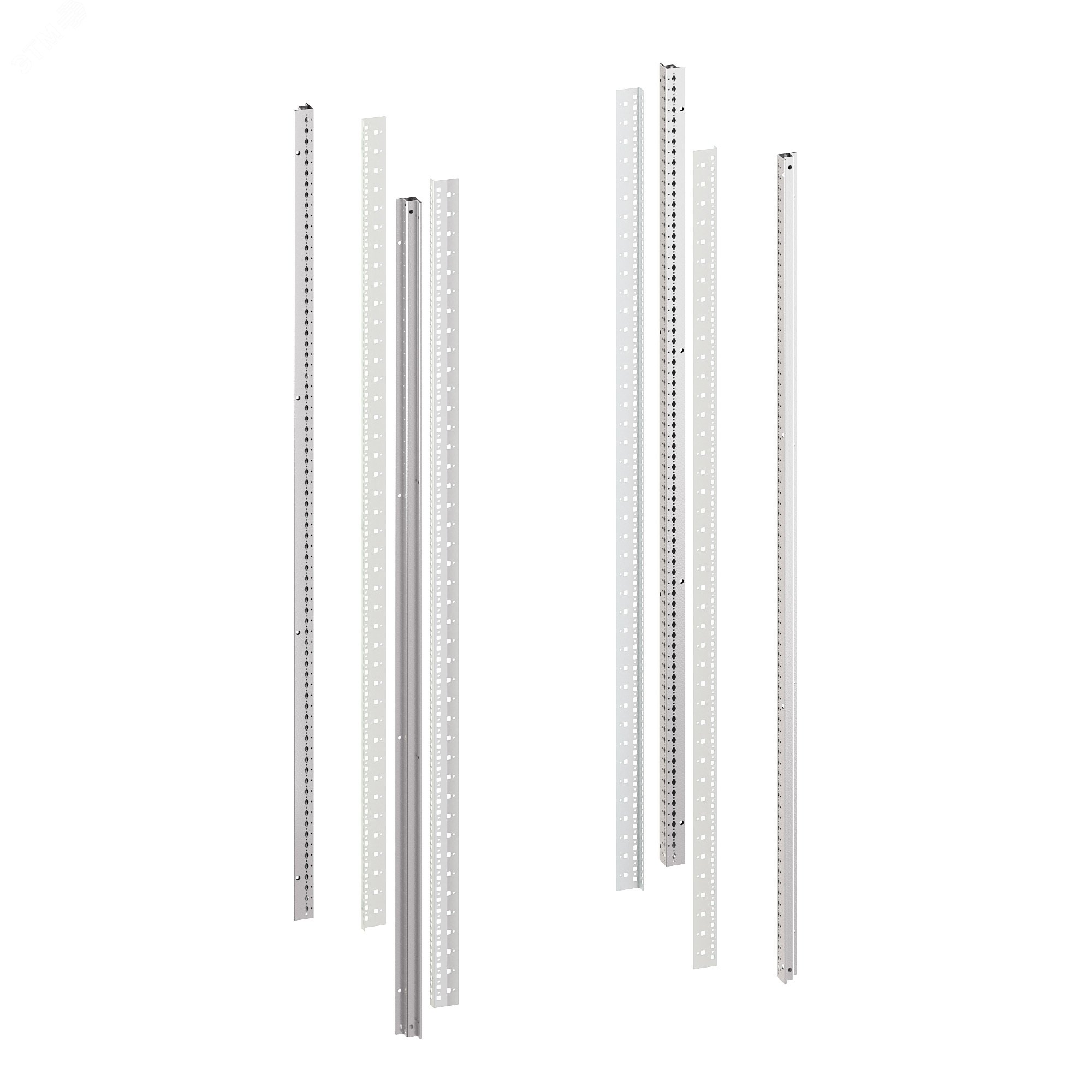 Изображение товара Вертикальные стойки для шкафа 19  42U RAL 7035  компл DKC RGITKMN42