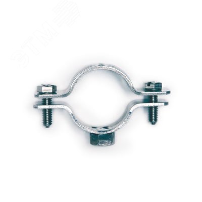 Изображение товара Хомут трубный 2 1/2 (75-80 мм) М10 оцинкованная сталь (шт)