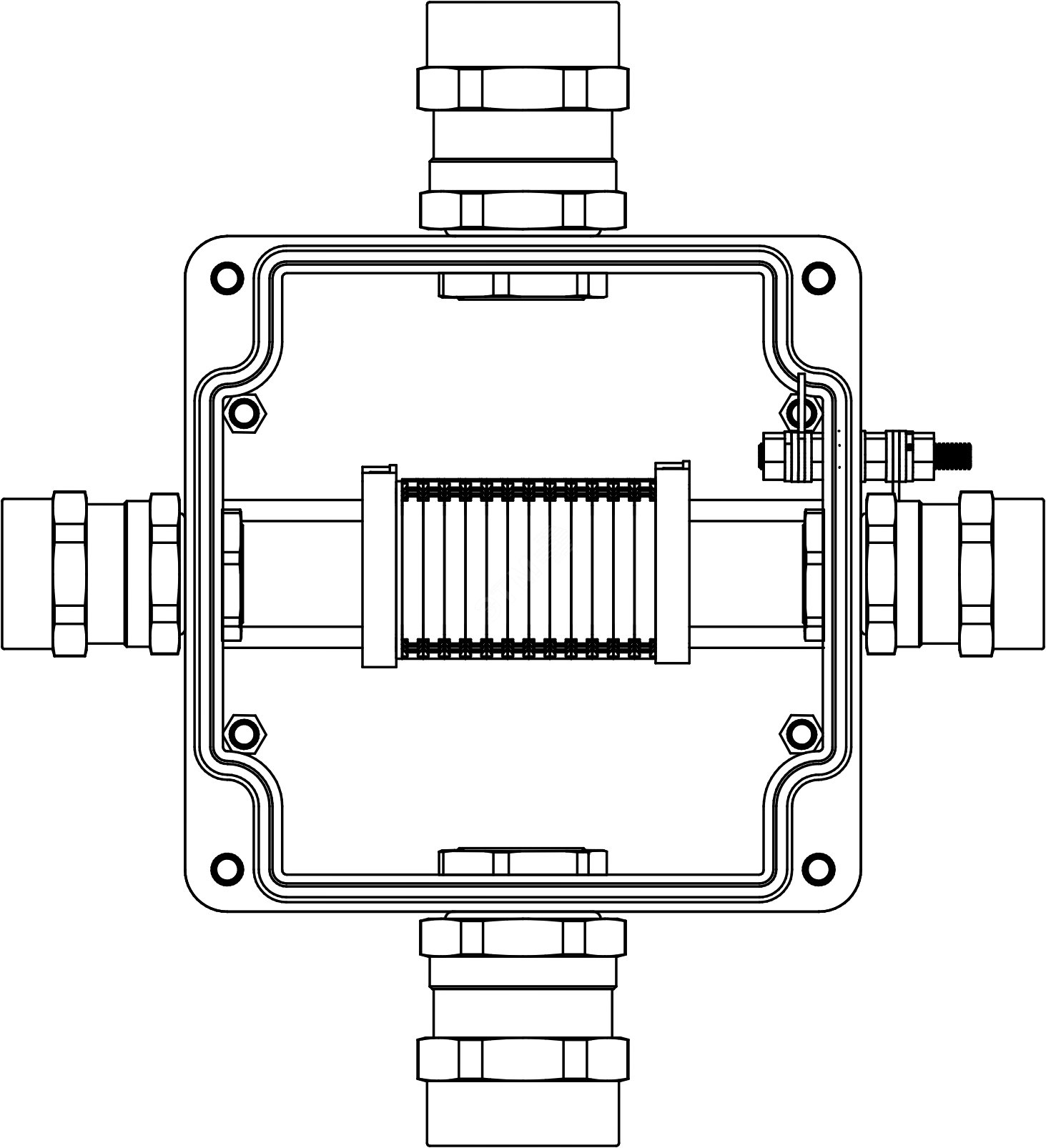 Изображение товара Коробка клеммная взрывозащищенная DKC TBE-P-05 IP66