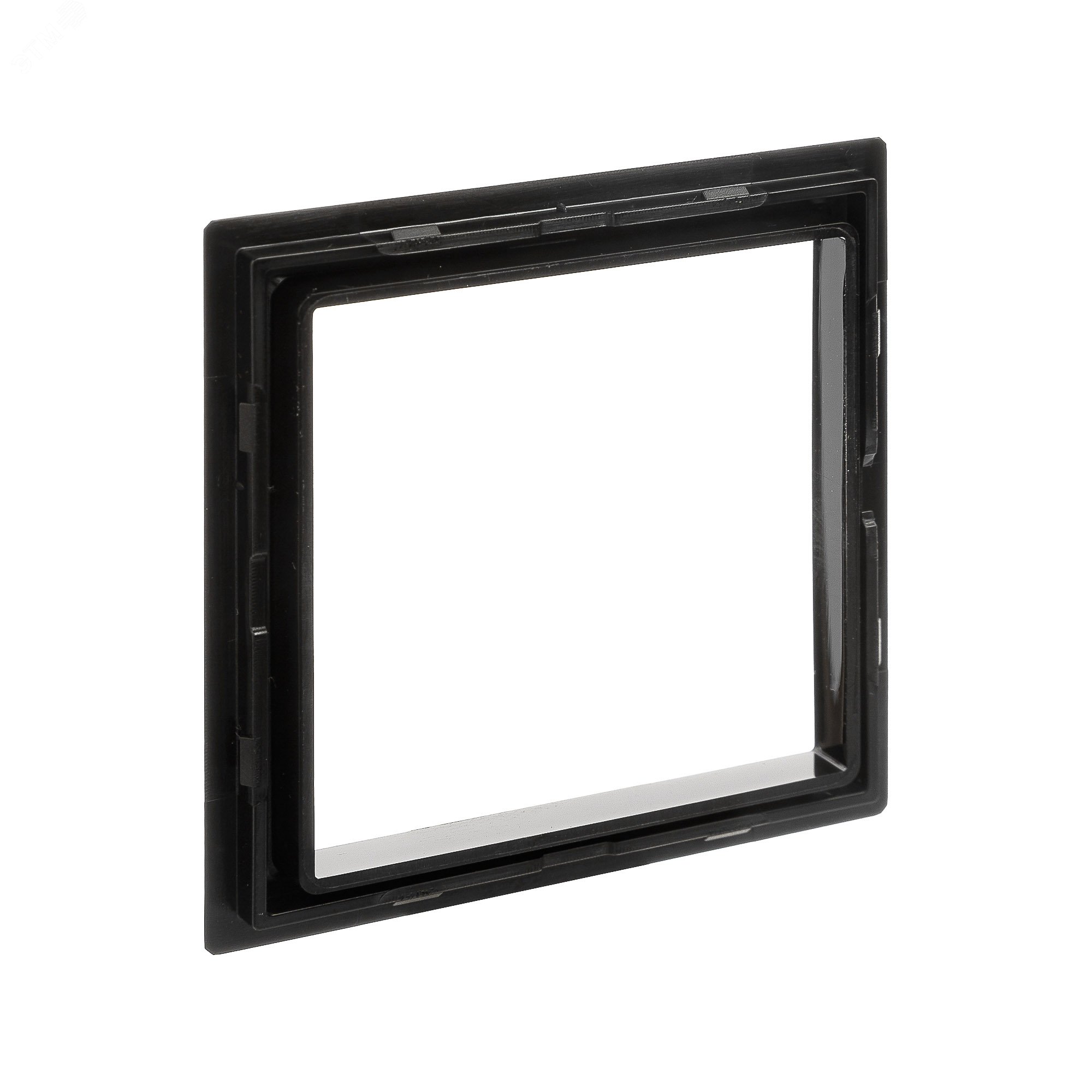 Декоративная вставка для металлических рамок      Avanti черная, 2 мод. 4402852D DKC - превью 4
