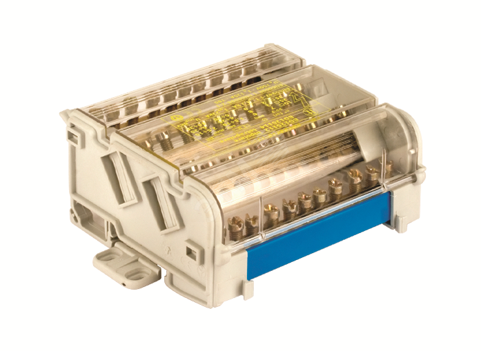 Изображение товара Блок распределительный на DIN-рейку 4 полюса 125А DKC