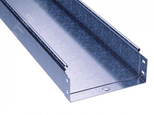 Изображение товара Лоток неперфорированный 80х80 мм L=3000 мм толщина 1.5 мм для кабельных систем