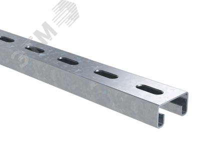 Изображение товара Профиль С-образный 41х21 мм L1300 из стали для монтажа и крепления