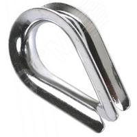 Изображение товара Коуш стальной оцинкованный под трос D6 (шт)