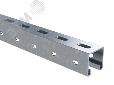 Изображение товара Профиль С-образный 41х41 мм L1800 из стали толщиной 2,5 мм оцинкованный