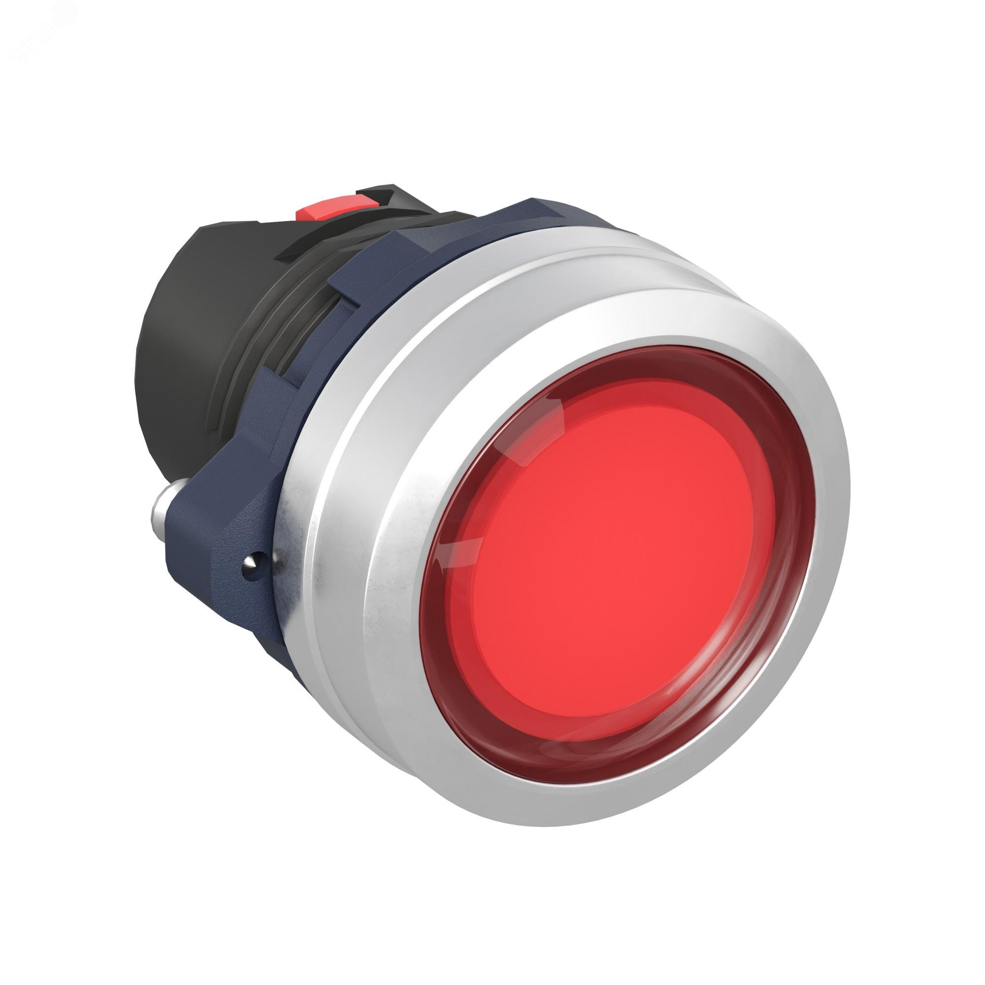Изображение товара Красная прозрачная головка кнопки с фиксацией IP65 для промышленного оборудования