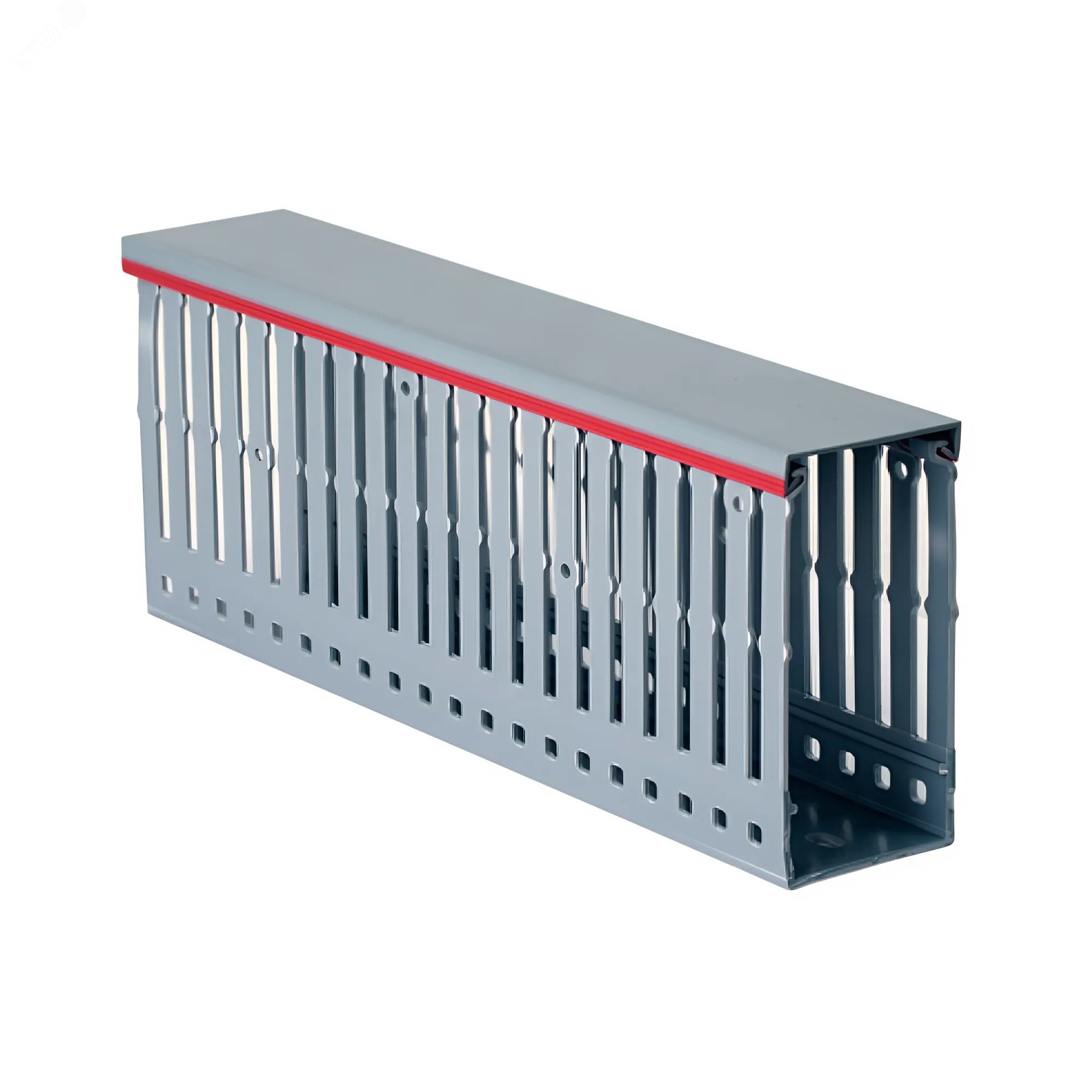 Изображение товара Короб перфорированный RL6 100x40 серый QUADRO для электрических шкафов