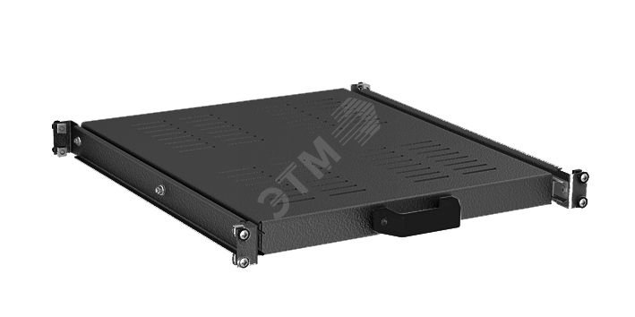 Изображение товара Выдвижная полка для IT-корпусов глубиной 600 мм, RAL 9005