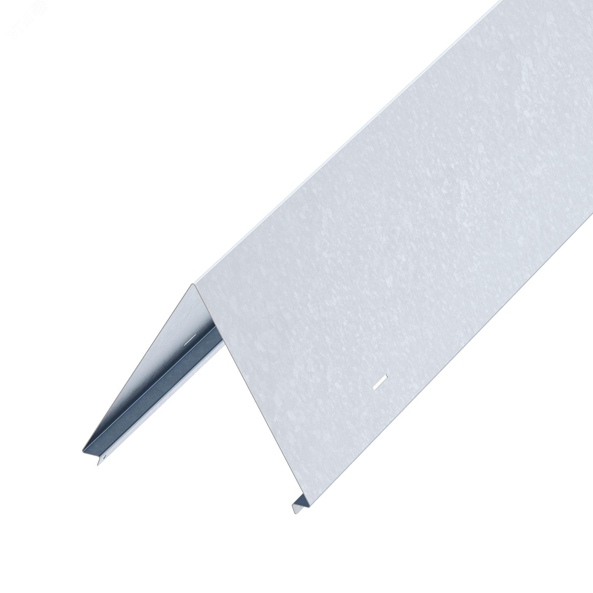 Изображение товара Крышка двускатная 200 L1500 цинк-ламель (шт)