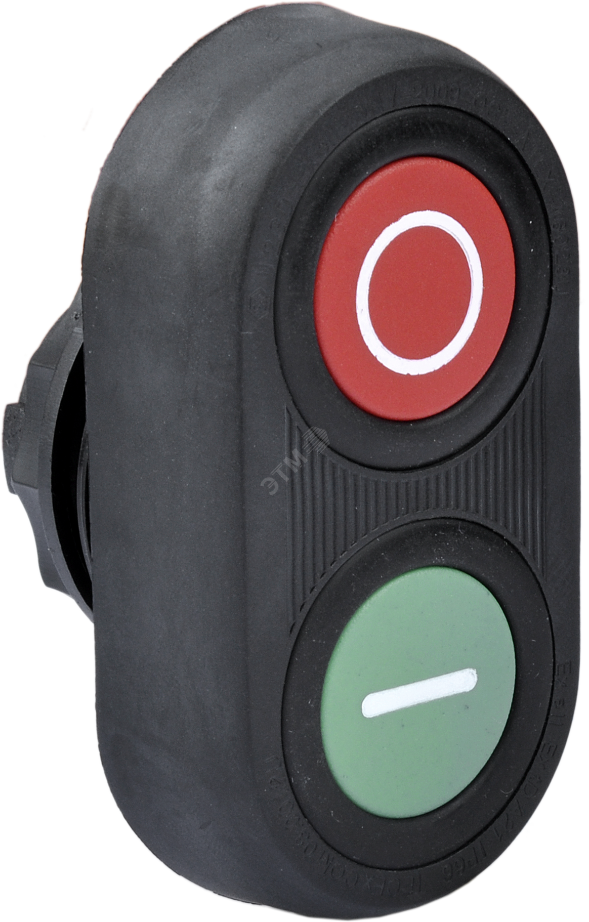 Изображение товара Взрывозащищенная насадка двойная кнопка зеленый красный IP66