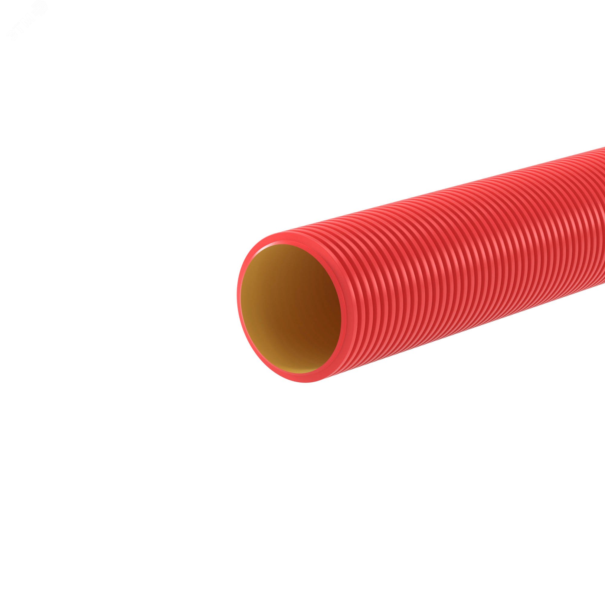 Труба жесткая двустенная (8кПа) 160 мм красная с муфтой 6м. 160916-8k DKC - превью 3