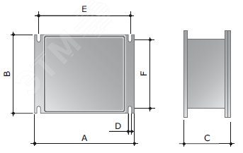 Коробка ответвительная 154х129х58мм IP66 RAL9006 алюминиевая 65302 DKC - превью 3