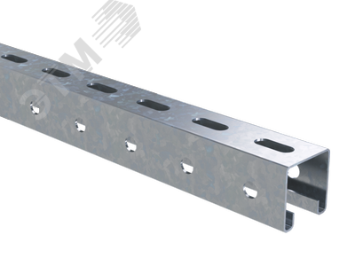 Изображение товара Профиль C-образный 41х41 мм длиной 800 мм из стали с оцинкованием DKC