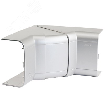 Изображение товара Угол внутренний изменяемый 140х50 мм 80-115 градусов серый металлик DKC