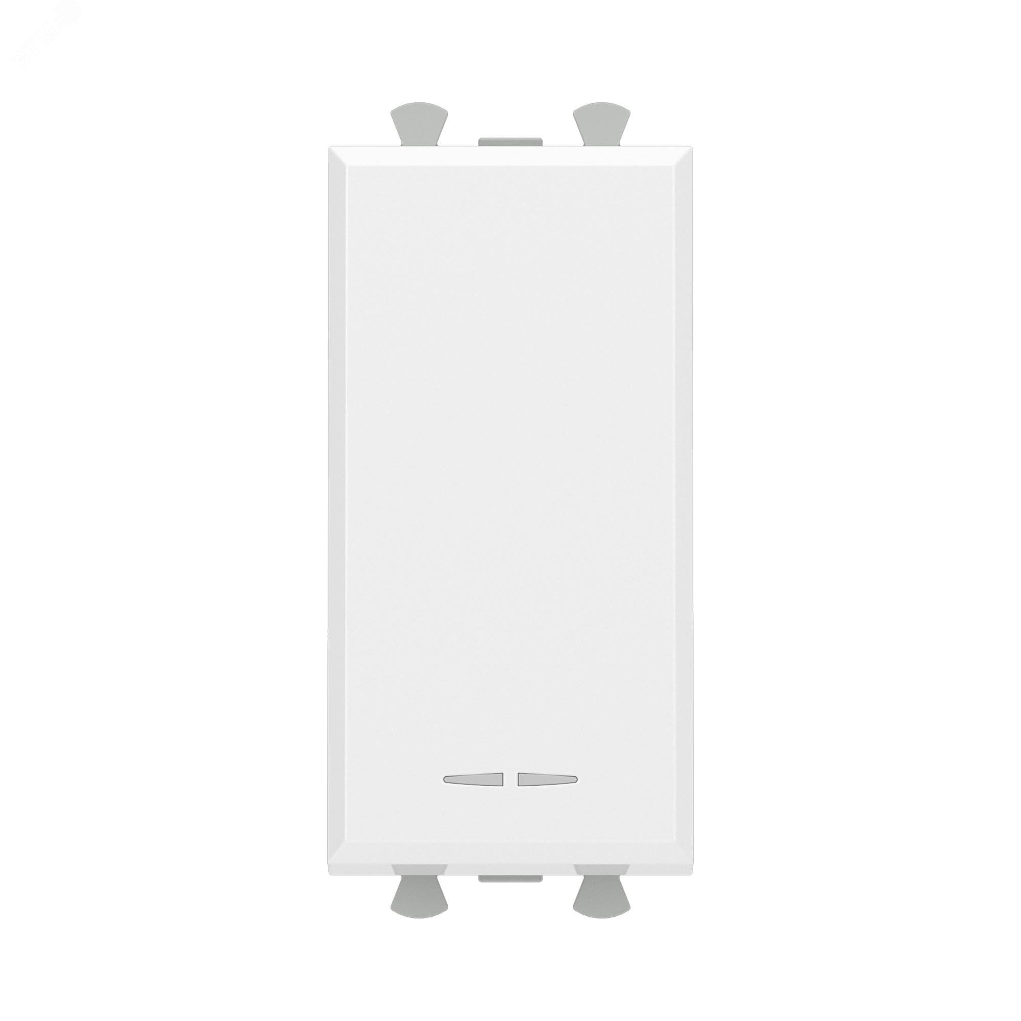 Изображение товара Переключатель модульный Avanti Белое облако 16А IP20 для монтажа в кабель-канал