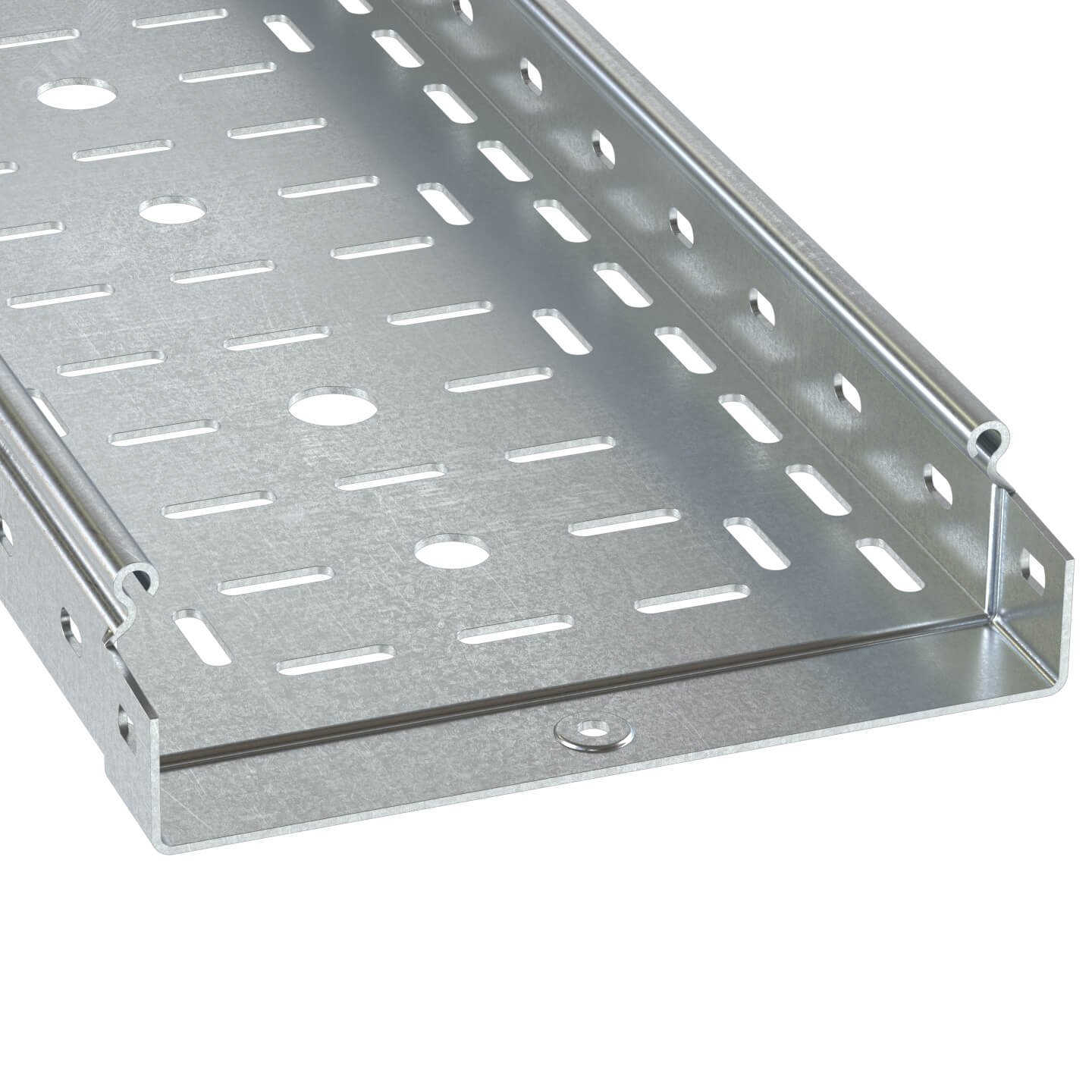 Изображение товара Лоток перфорированный 400х50х3000 мм, толщина 1.5 мм, серия S5 Combitech