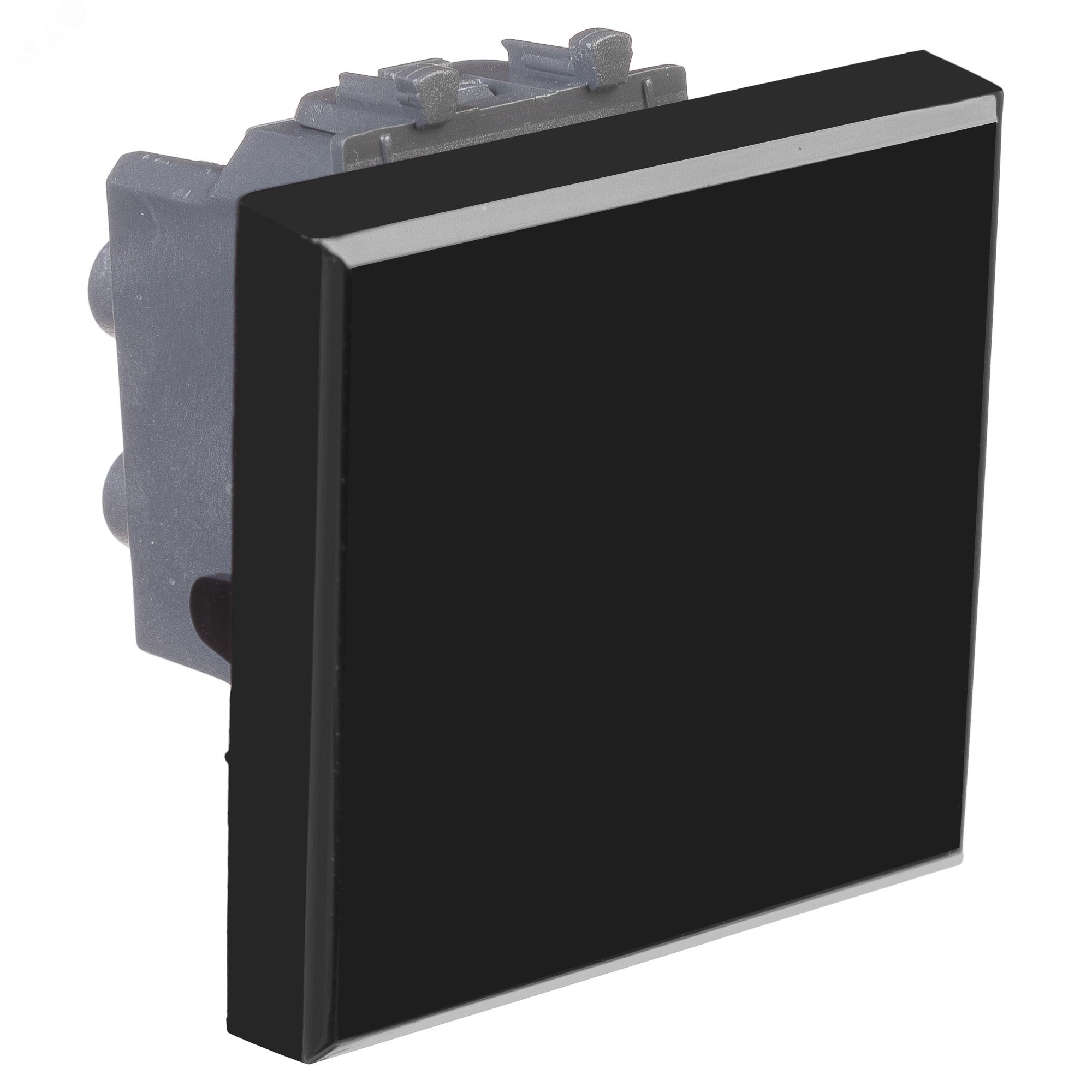 Avanti Инвертор одноклавишный модульный           Черный квадрат 2 модуля (Переключатель сх.7) 4402122 DKC - превью 3