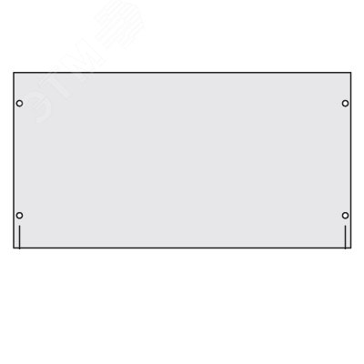 Панель сплошная 19 высота 1 U для шкафов CAE/CQE R5PRK1 DKC - превью 2