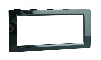 Рамка 4 поста универсальная черная IN-Liner Front AERO F00013B DKC - превью 2