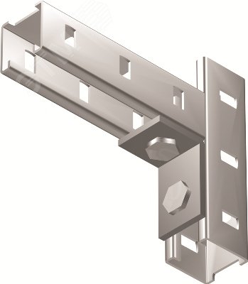 Изображение товара Угол крепежный горячеоцинкованный для С-образных профилей 40x57.5 мм