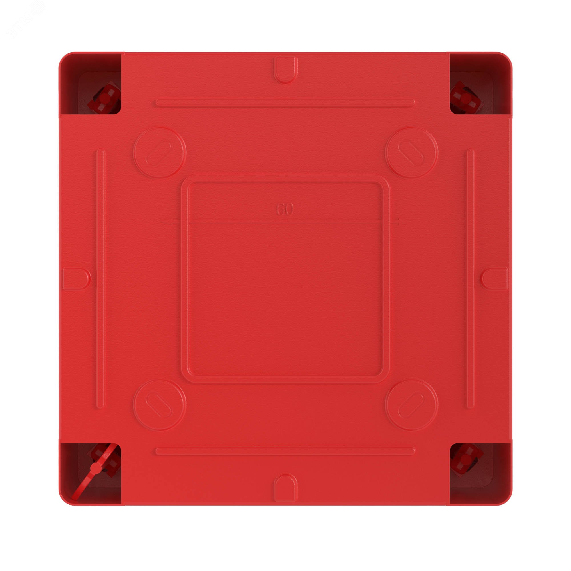Коробка распределительная 100х100х50 IP56 гладкие стенки красная 53811 DKC - превью 5
